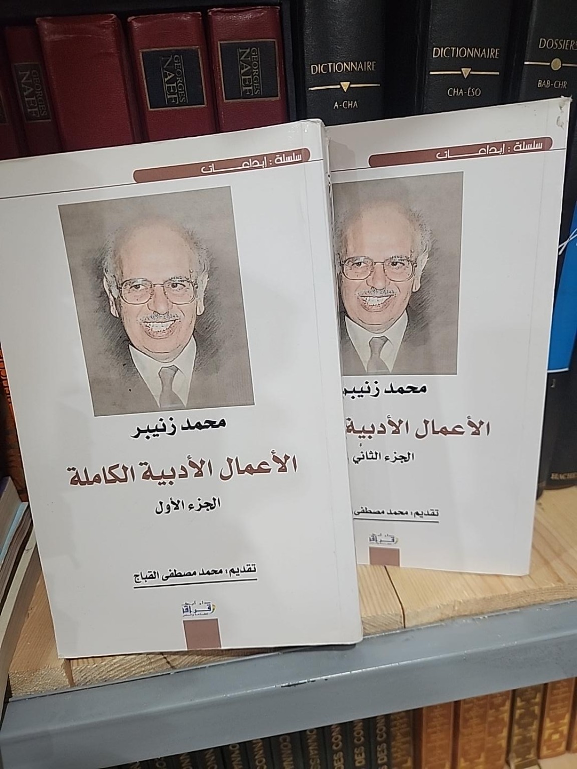 غلاف الكتاب الأعمال الأدبية الكاملة لمحمد زنيبر